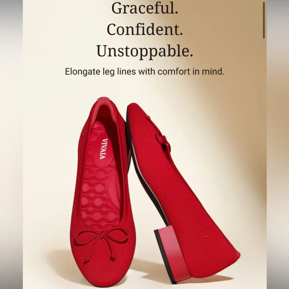 Vivaia Round-Toe Small Bow Block Heels (Bianca) - Picture 10 of 16